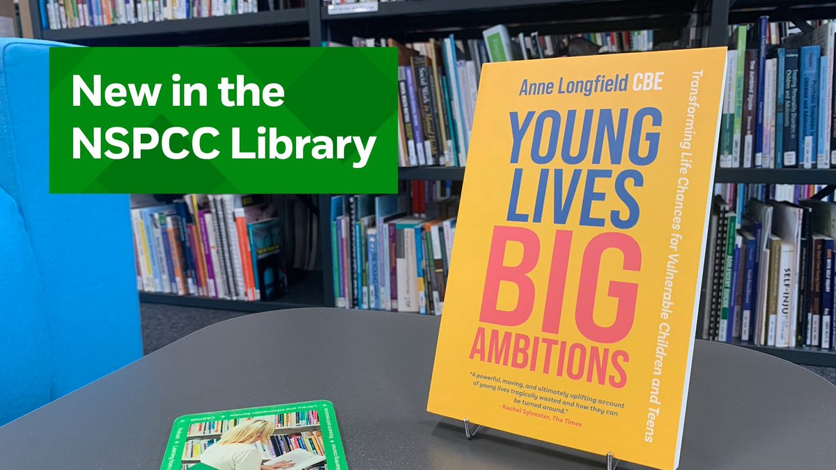 “We need to be relentlessly ambitious for every child.” 

We’re pleased to add Young Lives, Big Ambitions by @AnneLongfield to the NSPCC Library catalogue! The book lays out an action plan to improve the circumstances of every child in the UK.
@JKPBooks