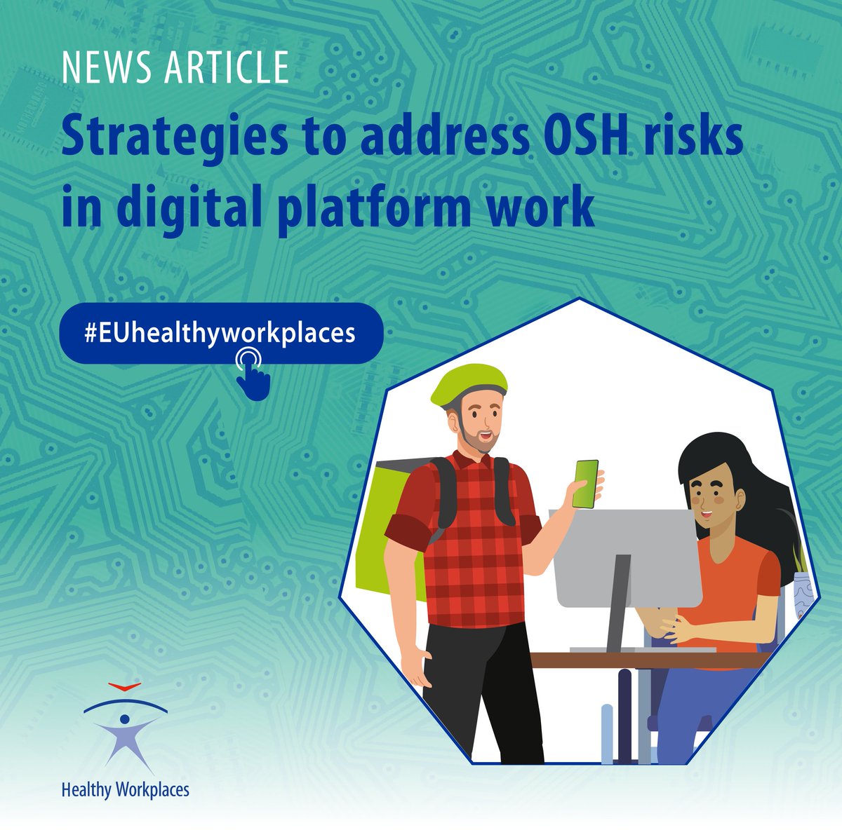 EU-OSHA 🇪🇺 (@eu_osha) on Twitter photo 🔍Complex risks stemming from legal uncertainties.
📜Legislative efforts & trade union initiatives.
👍Proactive approaches to algorithmic management & work intensification.
These are some of the topics in our latest article on #digitalplatformwork.
Read: healthy-workplaces.osha.europa.eu/en/media-centr… 🔍Complex risks stemming from legal uncertainties.
📜Legislative efforts & trade union initiatives.
👍Proactive approaches to algorithmic management & work intensification.
These are some of the topics in our latest article on #digitalplatformwork.
Read: healthy-workplaces.osha.europa.eu/en/media-centr…