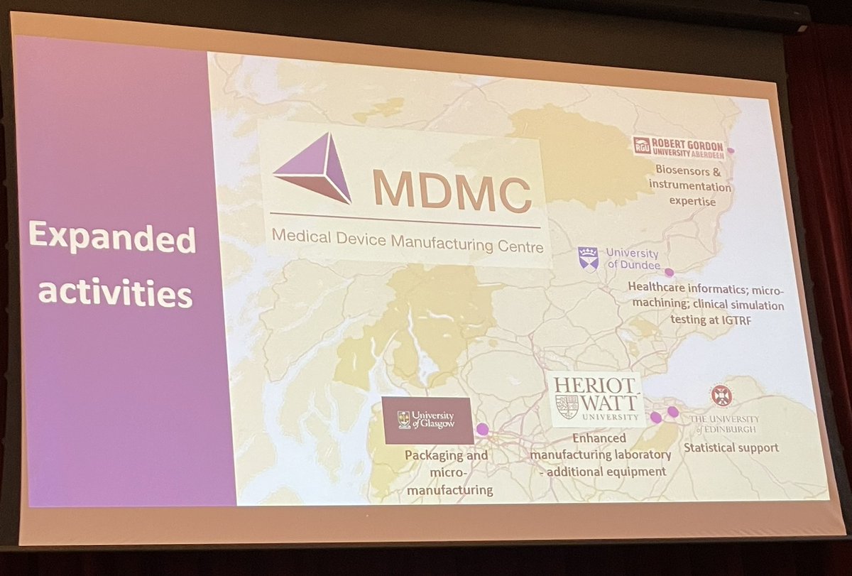 The HIC team are enjoying the MedTech Innovation talks & networking in Glasgow today as part of our support to the MDMC @HW_MDMC for managing data provision for Innovation in the secure cloud Trusted Research Environment @Dataonamission @UoDMedicine #medtech #innovation