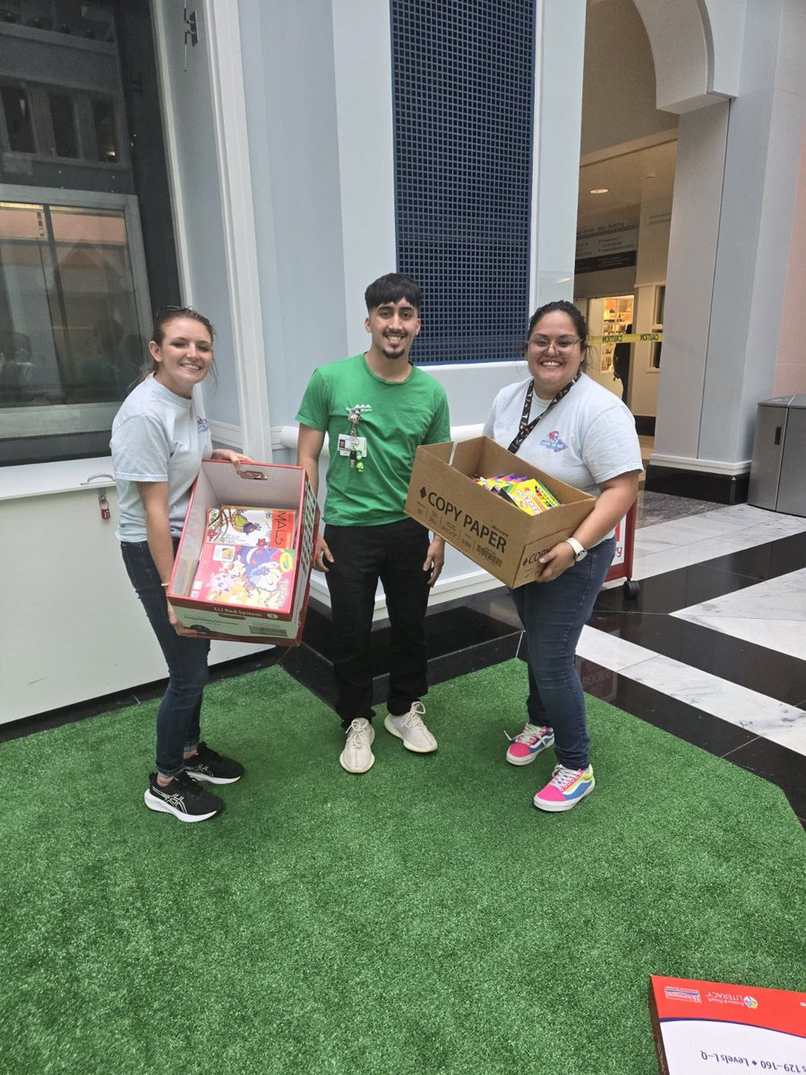 Our 3rd grade leaders led a service project to provide coloring books and supplies for kids to use at Cook’s Children’s Hospital!! Ms. Anthony and Mrs. Moreno delivered the goodies! Way to #LeadIt!! 💙🤍