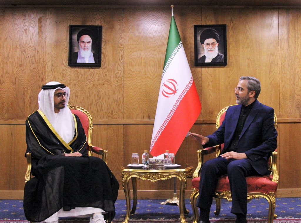 #Iran's strategic policy of de-escalating relations with neighbors is an effective strategy for regional cooperation that will definitely continue, Iranian acting foreign minister َBagheri Kani told Minister of Foreign Affairs of the United Arab Emirates, Sheikh Abdullah bin