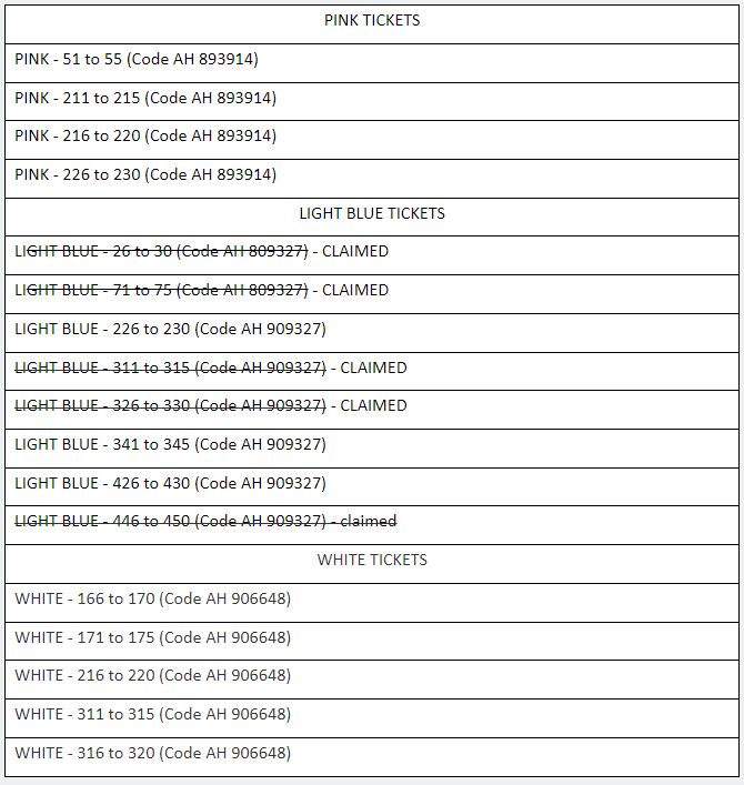 Please see the winning raffle ticket numbers from our Balfest and Family Fun Day. Please bring tickets to school to claim your prize. Office opening hours: balshaws.org.uk/contact Please note: School is closed from Mon 27 May to Fri 13 May balshaws.org.uk/news/2024-05-2…