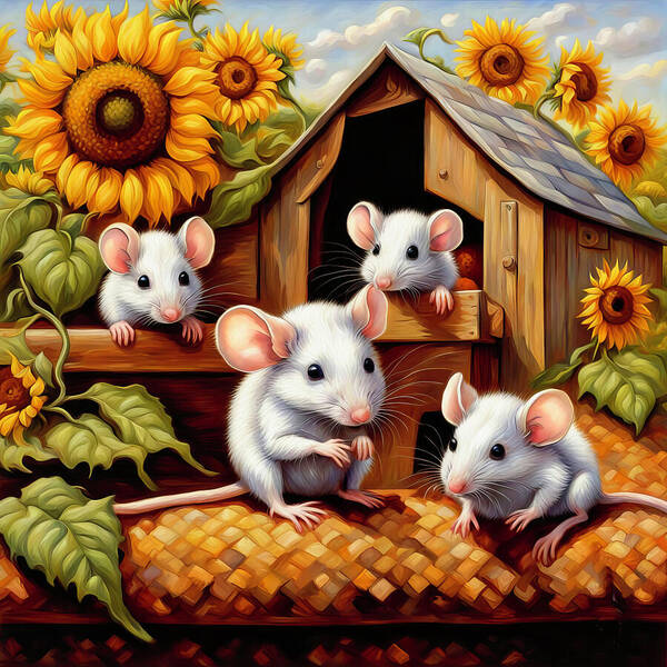 Four White Mice-fineartamerica.com/featured/four-…