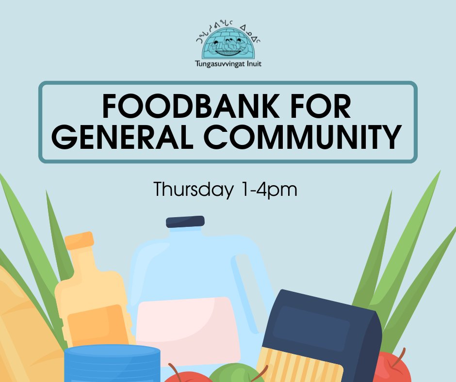 Happening today, Thursday May 23rd, the Food Bank for General Community members, is open from 1-4pm at 297 Savard Ave, Ottawa, in the modular building. Don't forget to bring your bags! See our full schedule here: tiontario.ca/foodsecurity.
