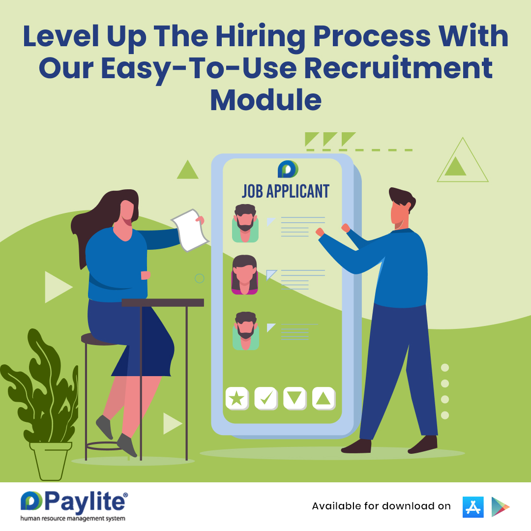 Paylite's tweet image. From posting job vacancies to onboarding new hires, streamline every aspect of the hiring journey effortlessly. Say goodbye to manual admin tasks with Paylite’s recruitment module. bit.ly/3GzsLy3
#recruitmentsolution #hrtech
#recruitmentprocess #payrollsimplified