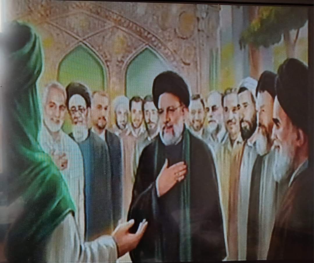 Ne çabuk lan! 3 gün önce vefat eden İbrahim Reisi, cennette Mehdi ve Humeyni ile buluşmuş hemen! Hem de daha gömülmeden!
Ulan bu İranlı mollalar bizim kemalistlerle geri zekalılıkta kıyasıya yarışır yeminle! Burun farkıyla birisi 1.,diğeri 2. olur.Benim oyum kemalistlerden yana😁