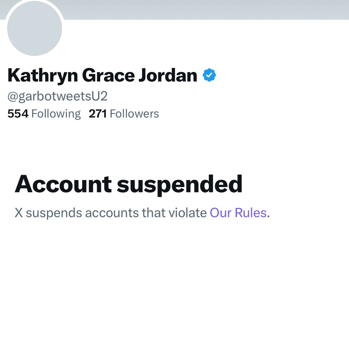 🚨 Kathryn Grace Jordan, the woman followed by Democrat Senator Amy Klobuchar @SenAmyKlobuchar who threatened to shoot and kill President Trump in the Bronx today at his rally, has been banned from X. After I reported her to @SecretService last night, I can confirm she’s under