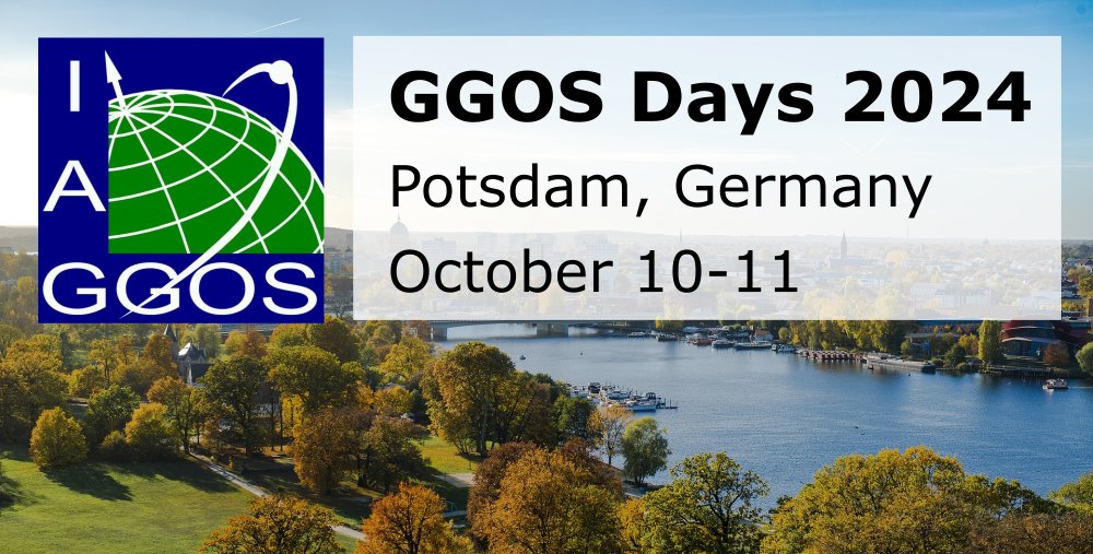 IAG_GGOS's tweet photo. Join us for @IAG_GGOS Days 2024 in Potsdam, Germany 🇩🇪, Oct 10-11 📆! Hybrid event with 📌focus on: #Geodesy infrastructure, data standards, regional collaboration, and more. Read more: https://t.co/DEoi5QBt6U
@iag_geodesy  @theIUGG https://t.co/1DPcw7hb7H