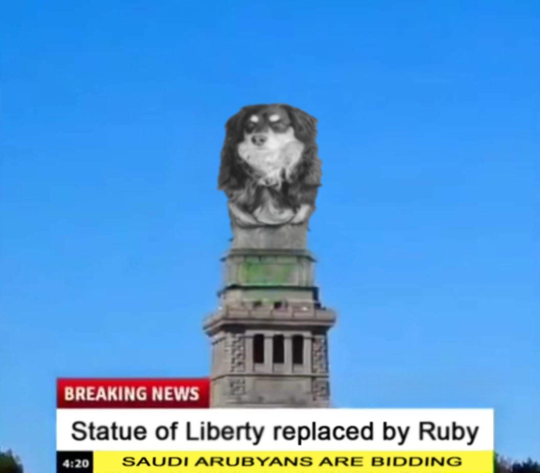 Ruby_On_Sol's tweet image. THE STATUE OF RUBY HAS ARRIVED.