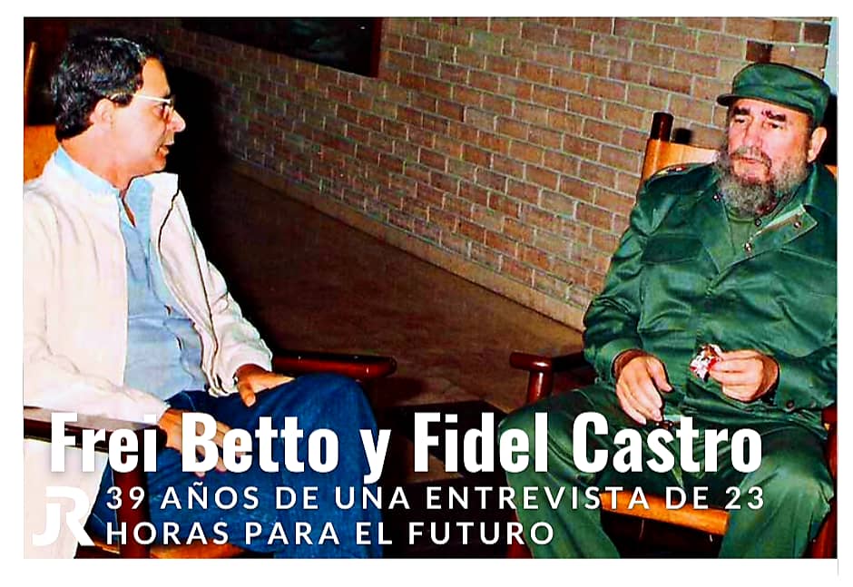 #FidelPorSiempre a Frei Betto hace 39 años en #Cuba: (...) la religión, desde el punto de vista político, por sí misma no es un opio o un remedio milagroso (...) pienso incluso que se puede ser marxista sin dejar de ser cristiano y trabajar unido (...) para transformar el mundo