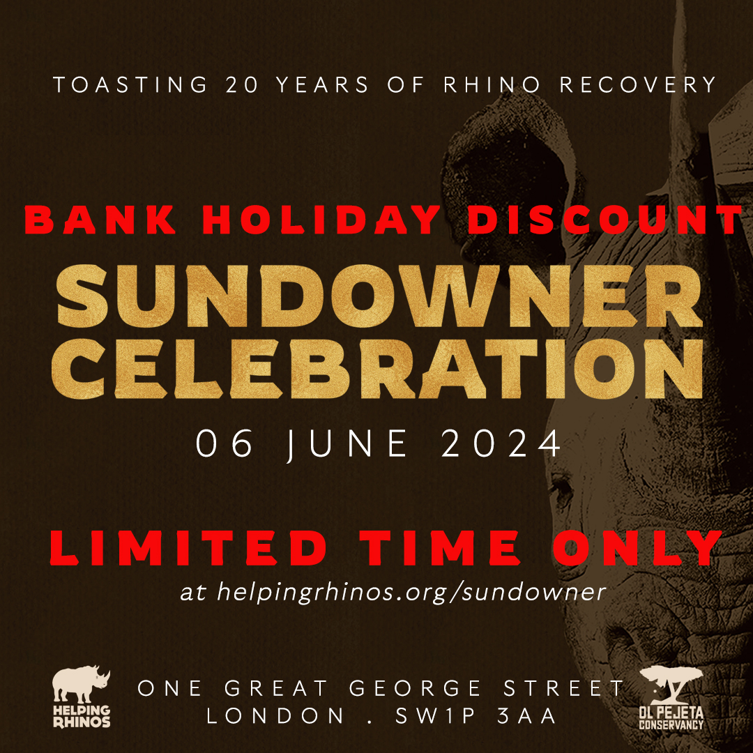 🎉DISCOUNT on Sundowner Celebration tickets 🎉 To mark the #BankHoliday weekend grab a DISCOUNT on Standard & VIP tickets for Sundowner Celebration. But don't delay, this special offer ends at midnight on Monday 27th May ⌛ ww2.emma-live.com/helpingrhinos/…