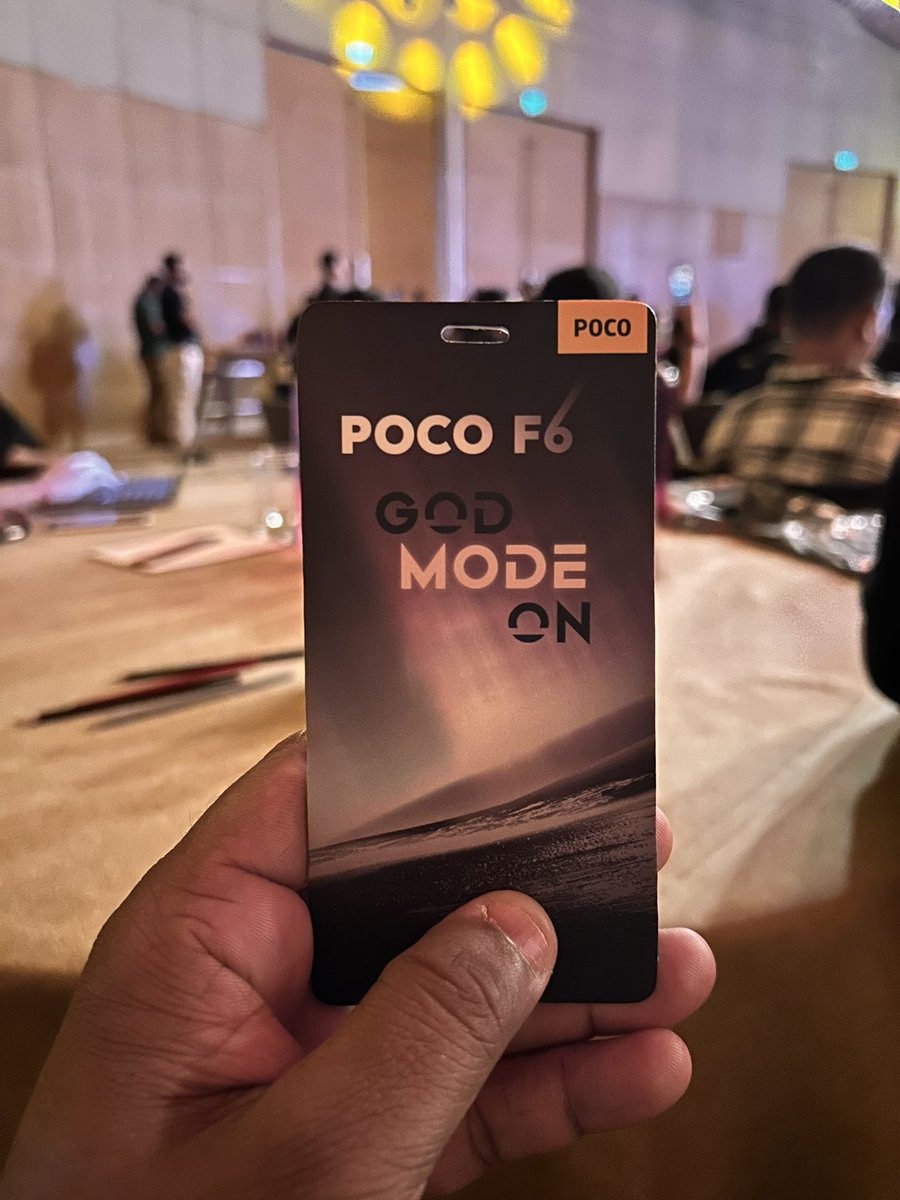 Show begins 🔥

#POCOF65G
#GodModeOn #MadeOfMad
@IndiaPOCO
@Himanshu_POCO