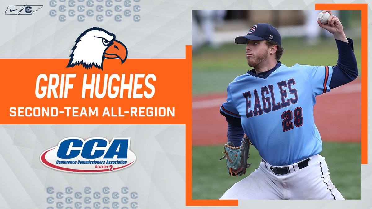 Carson-Newman Athletics (@cn_eagles) on Twitter photo After a career year on the mound, <a href="/Grifh79/">Grif Hughes</a> is rewarded with <a href="/d2cca/">Division II CCA</a> All-Region honors, giving <a href="/CNBaseball/">Carson-Newman Baseball</a> ✌️all-region pitchers💪
📰 bit.ly/3URG2ZF After a career year on the mound, <a href="/Grifh79/">Grif Hughes</a> is rewarded with <a href="/d2cca/">Division II CCA</a> All-Region honors, giving <a href="/CNBaseball/">Carson-Newman Baseball</a> ✌️all-region pitchers💪
📰 bit.ly/3URG2ZF
