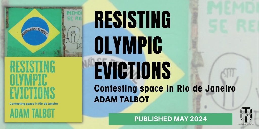 Manchester University Press (@manchesterup) on Twitter photo Out now:
'Resisting Olympic evictions' by <a href="/DrAdamTalbot/">Adam Talbot</a> of <a href="/UniWestScotland/">UWS</a>
An in-depth study of resistance to favela evictions in #RiodeJaneiro illustrates one community’s successful fight against the #Olympic juggernaut.
📗tinyurl.com/9xtcssyk <a href="/ASAnews/">ASA Sociology</a> Out now:
'Resisting Olympic evictions' by <a href="/DrAdamTalbot/">Adam Talbot</a> of <a href="/UniWestScotland/">UWS</a>
An in-depth study of resistance to favela evictions in #RiodeJaneiro illustrates one community’s successful fight against the #Olympic juggernaut.
📗tinyurl.com/9xtcssyk <a href="/ASAnews/">ASA Sociology</a>