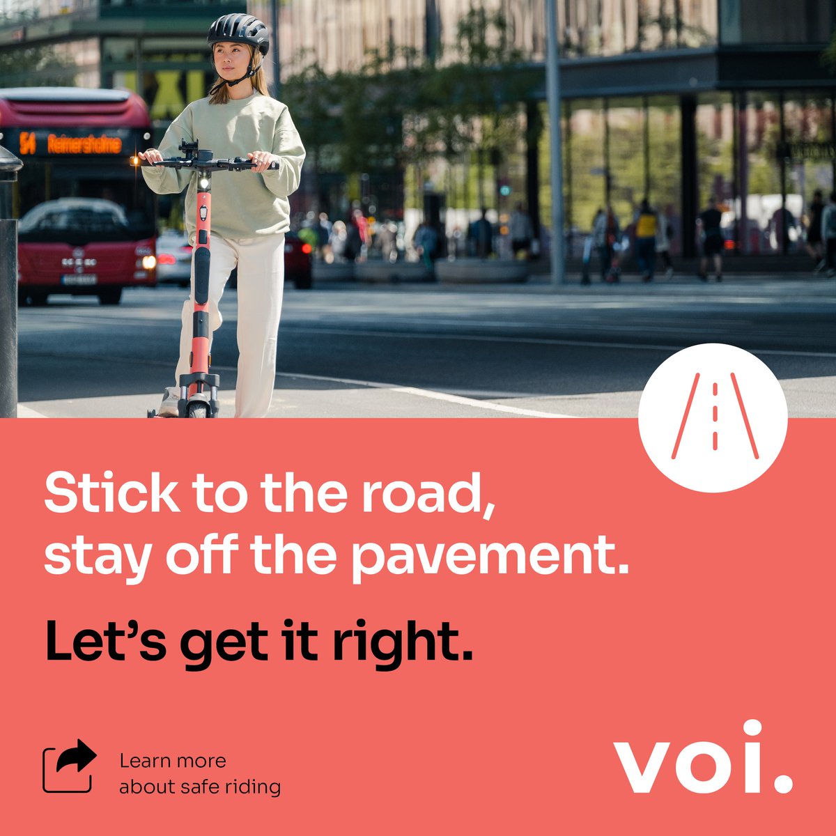 Today we’re joining forces with @NorthantsPolice, @WestNorthants and @NNorthantsC to urge Voi riders to stick to the road and stay off the pavement. northants.police.uk/news/northants…