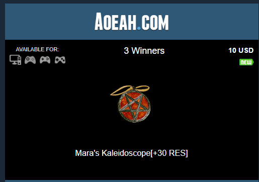 🎁💥Get D2R Mara's Kaleidoscope[+30 RES] on AOEAH.COM! 💥🎁 👉Go to aoeah.com/free-d2r-items… 🤩Don't miss out on this amazing Diablo 2 Resurrected Item Giveaway #Diabo2Resurrected #Diablo2 #D2R