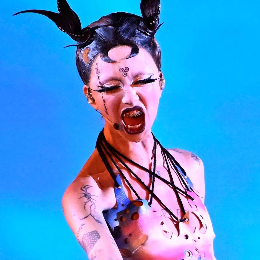 Ireland 🇮🇪 couldn't have sent a more befitting representative to Eurovision. 

The country that mourned Hitler's death in WW2, and is now the biggest supporter of H×mas murderers in Europe, is best represented by this Satan worshipper.