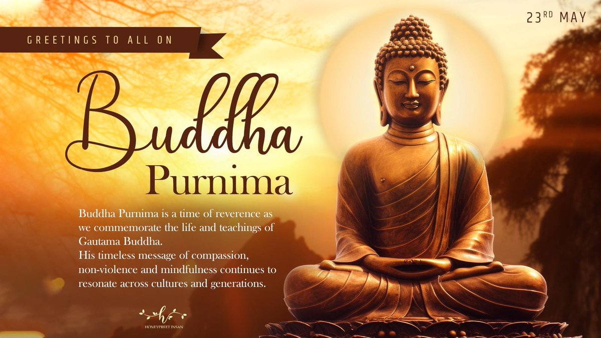 Buddha's message of universal compassion, wisdom and liberation transcends barriers of time and space. As we reflect on the life and enlightenment of the Buddha, let us rededicate ourselves to the pursuit of inner peace, social harmony and spiritual awakening. Greetings to all on