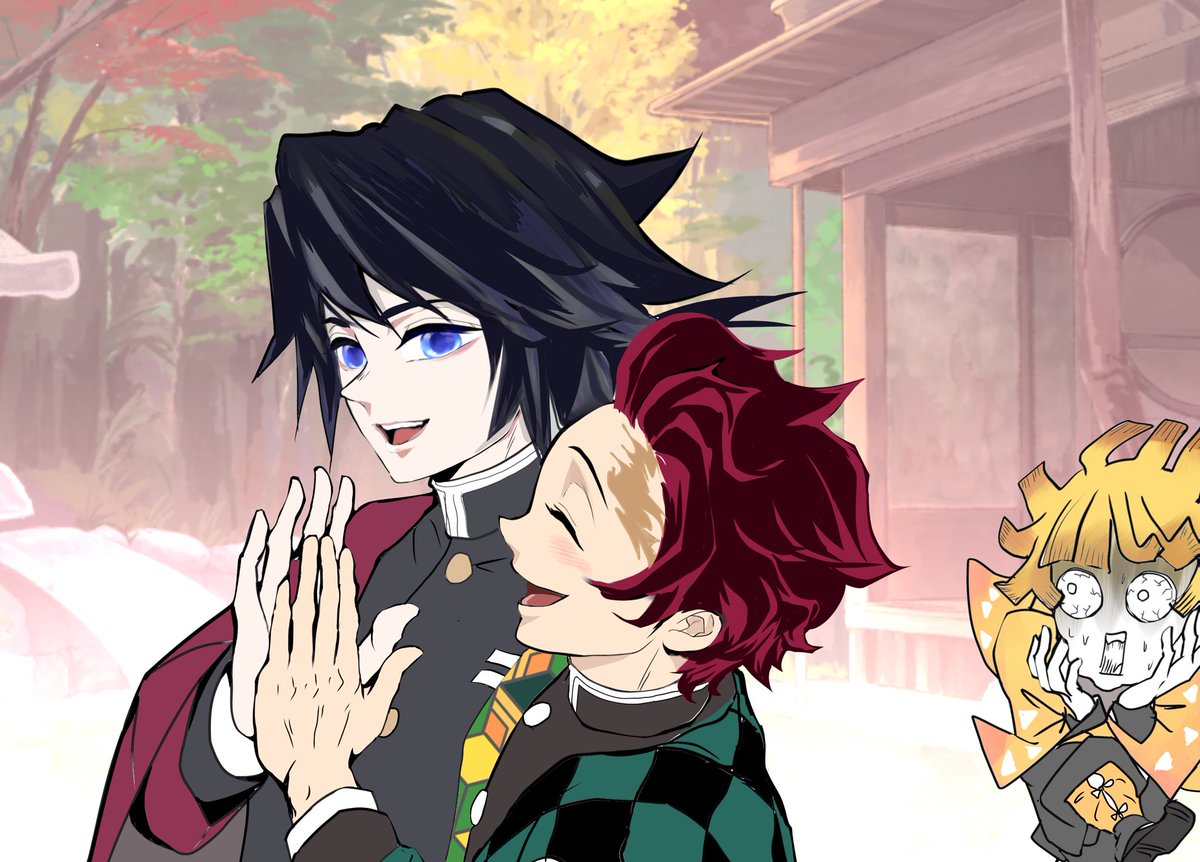 鬼滅の刃　スクエア缶バッジ　鮭大根　冨岡義勇　４点セット 鬼滅の刃 スクエア缶バッジコレクション アナザーカラー 冨岡