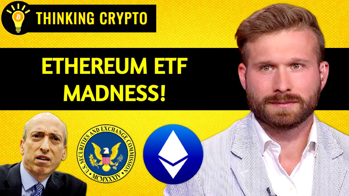 Today is the deadline for the SEC's Ethereum Spot ETF decision! James Seyffart of Bloomberg joins me to discuss what we might see happen. @JSeyff WATCH ▶️ youtu.be/mHR4EDYjArs Topics: - #SEC's 180 on the #Ethereum Spot ETF - #Crypto's impact on Politics - London #Bitcoin