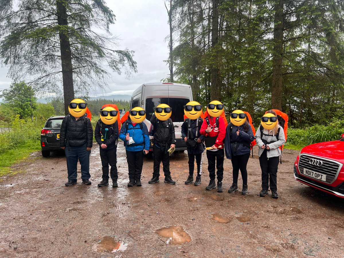 Andy Wake (@_andy_wake_) on Twitter photo Looks like it’s going to be a wet and midgieful expedition for this year’s supported <a href="/FVCollege/">Forth Valley College</a> <a href="/DofEScotland/">DofE Scotland</a> cohort but they’re positive and raring to go. Best of luck everyone Looks like it’s going to be a wet and midgieful expedition for this year’s supported <a href="/FVCollege/">Forth Valley College</a> <a href="/DofEScotland/">DofE Scotland</a> cohort but they’re positive and raring to go. Best of luck everyone