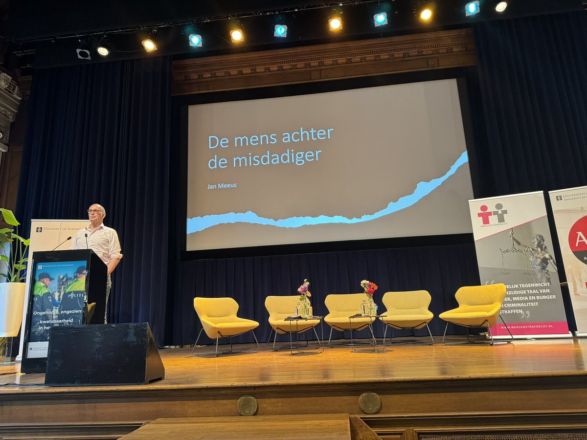 De mens achter de misdadiger; een veelbelovende voordracht nu van Jan Meeus (<a href="/nrc/">NRC</a>) dat de grondslagen raakt van onze stichting. 

# <a href="/UvA_Amsterdam/">UvA Amsterdam</a>.