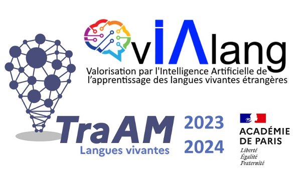 vIAlang - TraAM LVE 2024, Académie de Paris, 6 scénarios pédagogiques publiés et accessibles depuis : pia.ac-paris.fr/portail/jcms/p…
