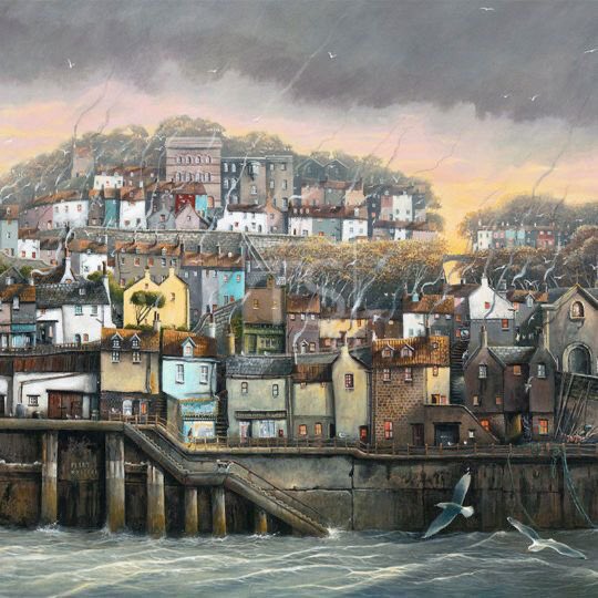 Tracy Savage Tracy has a Shop/ Gallery on St Nicholas Cliff Scarborough , so if you are having a break there this weekend go and say Hello…. I’ve been posting her work a long time and I am a huge fan. In many paintings she highlights coastal erosion. (Not these two)