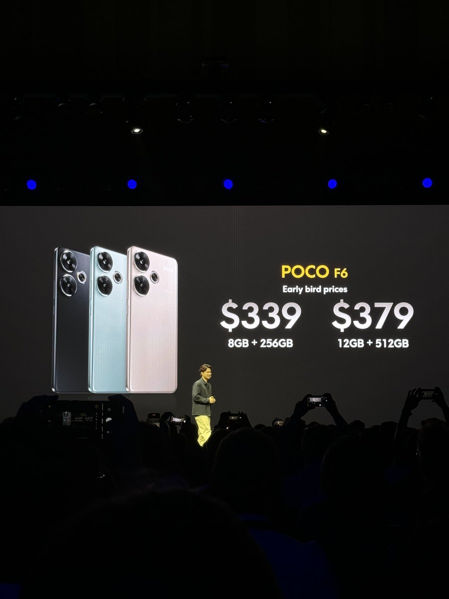 POCO F6 pricing 👏