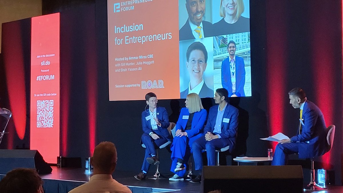 ScaleUp Institute (@scaleupinst) on Twitter photo The Inclusion for Entrepreneurs Panel at the <a href="/entforum/">Entrepreneurs' Forum</a> event. Hosted by <a href="/AmmarMirza/">Ammar Mirza CBE</a> CBE, joined by Gill Hunter @SquareOneLaw, Julia Hoggett CEO <a href="/LSEplc/">London Stock Exchange</a> and Shah Yaseen Ali, President of <a href="/StudentsNCL/">Newcastle University</a> Students' Union - discussing a diverse and inclusive workplace. #ScaleUpBritain The Inclusion for Entrepreneurs Panel at the <a href="/entforum/">Entrepreneurs' Forum</a> event. Hosted by <a href="/AmmarMirza/">Ammar Mirza CBE</a> CBE, joined by Gill Hunter @SquareOneLaw, Julia Hoggett CEO <a href="/LSEplc/">London Stock Exchange</a> and Shah Yaseen Ali, President of <a href="/StudentsNCL/">Newcastle University</a> Students' Union - discussing a diverse and inclusive workplace. #ScaleUpBritain