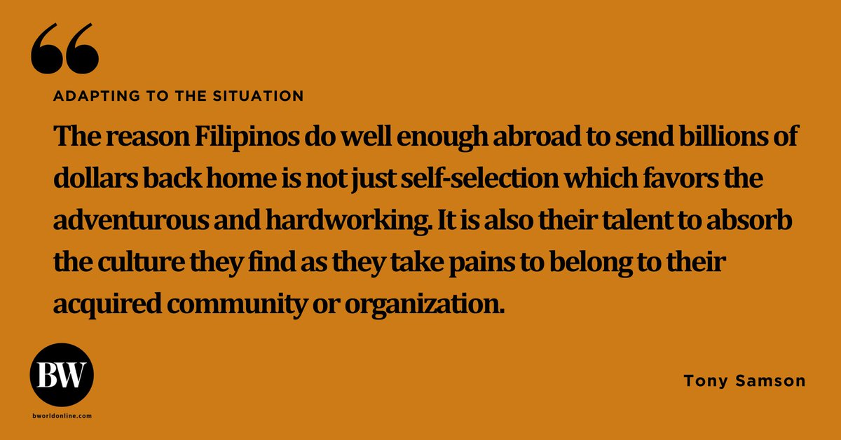 OPINION | Adapting to the situation By Tony Samson zurl.co/Ca5u