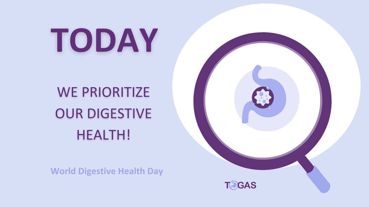 📌This #WorldDigestiveHealthDay, prioritize your digestive health! The #TOGAS project aims to provide crucial evidence for better #gastriccancerprevention across the 🇪🇺. Let's focus on early detection and prevention for a healthier future. #WDHD2024 #YourDigestiveHealth