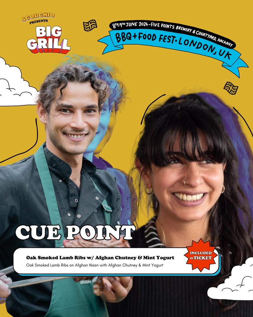 Dropping 2 of the 4 tasty menus you can expect at Big Grill London. Not long now until we’re across the waters bringing together the best heads in BBQ😮‍💨🔥 

Keep your eyes peeled for the rest 👀