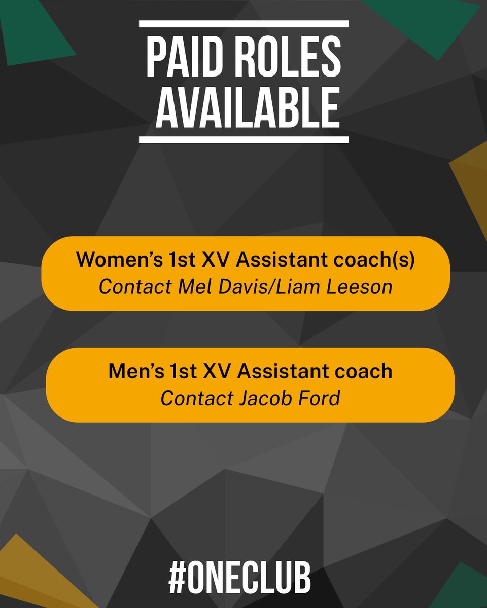 JOIN OUR TEAM We are recruiting skilled and motivated coaches for the 24/25 season to join our Women's team set up. For more information and to apply, and to see all roles available, visit bserugby.co.uk/news/join-the-…