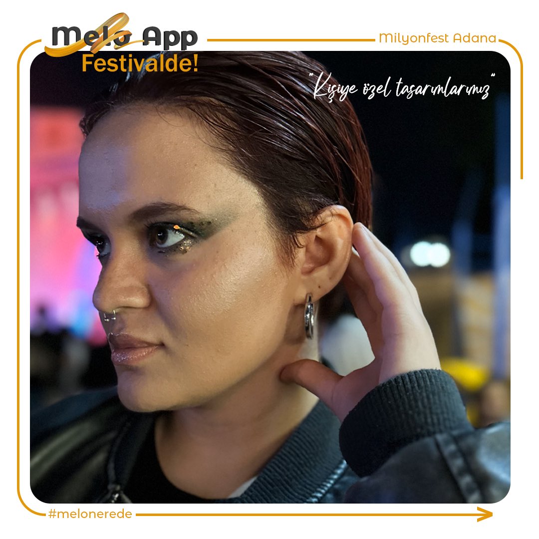 meloapp_'s tweet photo. Milyonfest Adana'da konsept göz makyajı ile festivalin seyrini değiştirdik! 🎨✨ Her tarza uygun olarak yapılan bu ilgi çekici makyajlar, festival modasına damga vurdu.
#festivalmodası #konseptmakyaj #milyonfest #adanadafestival #gözmakyajı #festivalruhu #festivalehazır #meloapp https://t.co/U6kI0k0hJ1
