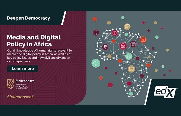 Registration is now open for the 2024 Professional Certificate in Media and Digital Policy in Africa. This cutting-edge course by @StelliesJourn & @NamMediaTrust is available on @edXOnline. More info & how to register here 👉 buff.ly/4bjcds5