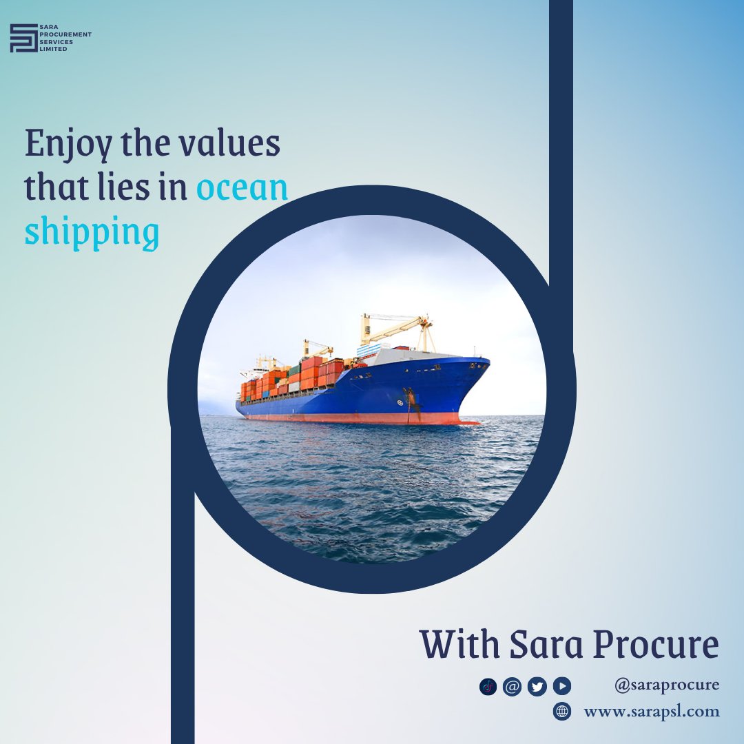 Ocean shipping could be that easy way you need  to increase your profit margin.

However, it will require your time and patience.

Reach out to us for more information on how ocean shipping works.

#procurementagent #airfreights #seafreights #maritime  #supplychain