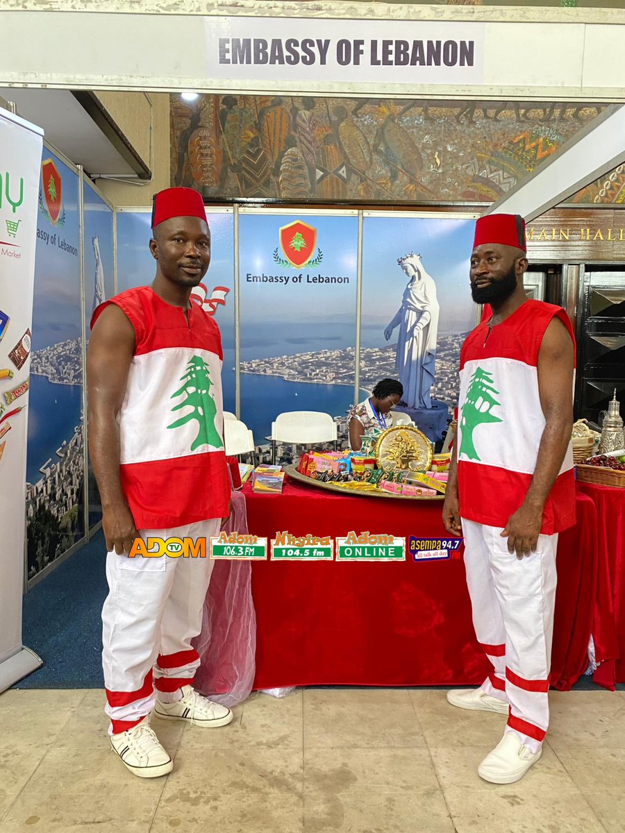 Embassy of Lebanon on in full display at the 3rd Made In Ghana Bazaar @GhanaMFA #GhanaBazaar