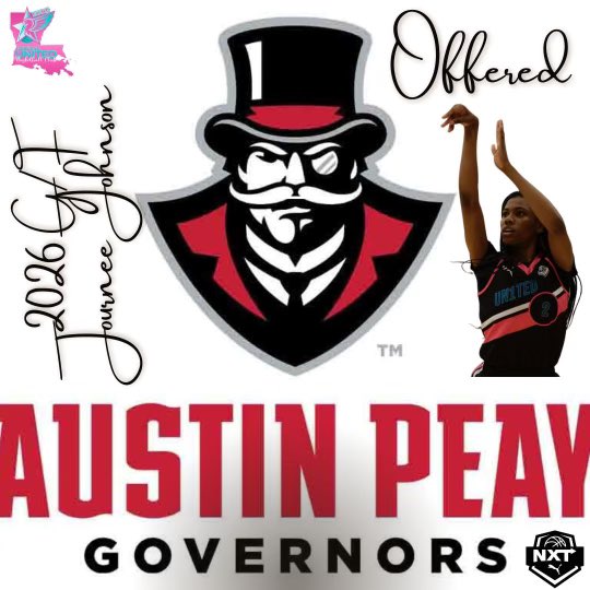 After a great conversation with @Young_CoachB I’m grateful to have received an offer from Austin Peay University. #SlimSniper @WBBGems @LgrBasketball @OTBSports_ @CoachCPrice @coachbeechum @PRO16G @Boot_United26 @PGHLouisiana @Young_CoachB
