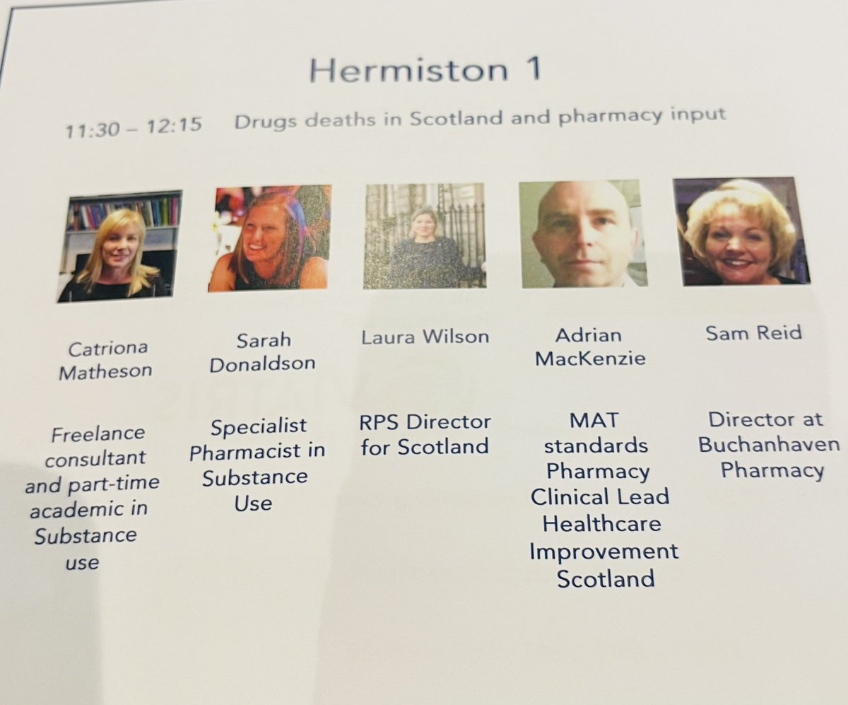 Vital challenge for Scotland that requires a multi-sector whole systems approach - drug deaths Role of prevention & early intervention through the lens of #Pharmacy Hearing about policy, process as well as pharmacists and MDTs working within local communities #PIPLIVE2024