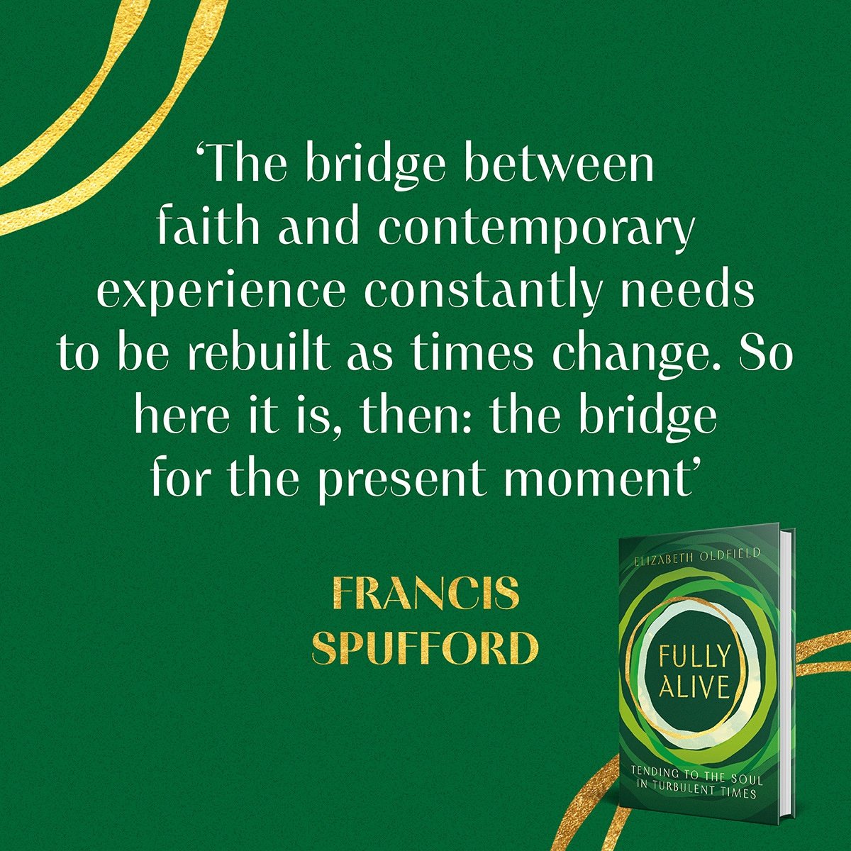 The extraordinary and soulful #FullyAlive by @ESOldfield publishes today, and is available in all good bookshops ✨seek solace in these turbulent times from a gentle, honest, generous and FUNNY voice ✨ Francis Spufford agrees with us. @AgentSophieL