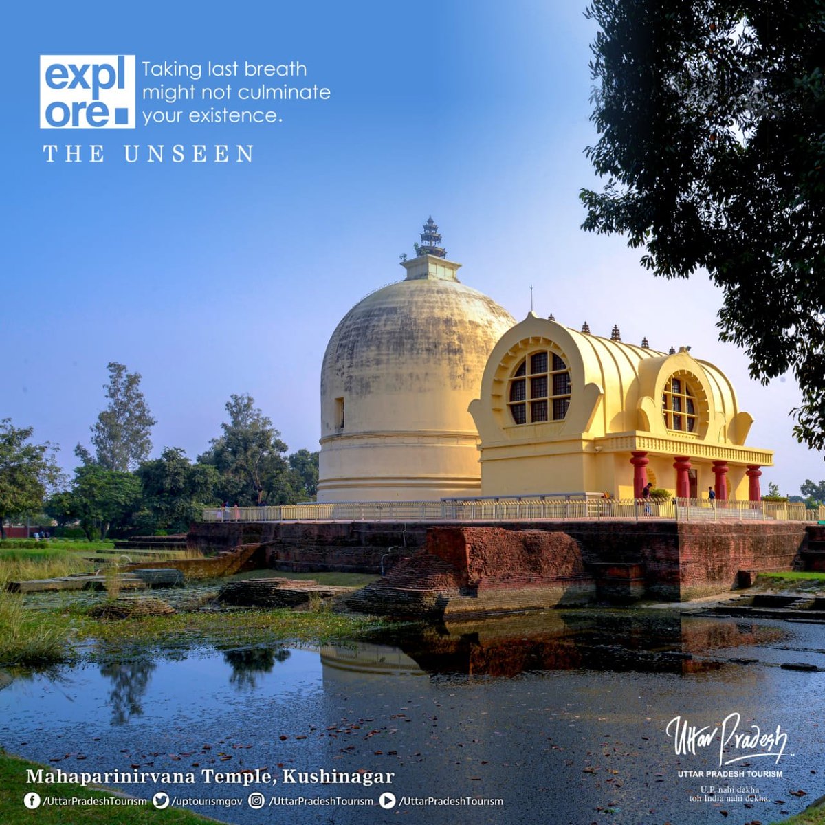 LalitRajora5's tweet photo. On the occasion of Buddha Purnima, I am sharing my recent photography work on Lord Buddha, created for the Ministry of Tourism Uttar Pradesh government's advertising campaign. This project includes various images and short Videos captured during my visits to various sacred sites https://t.co/w2lu8x8aAW