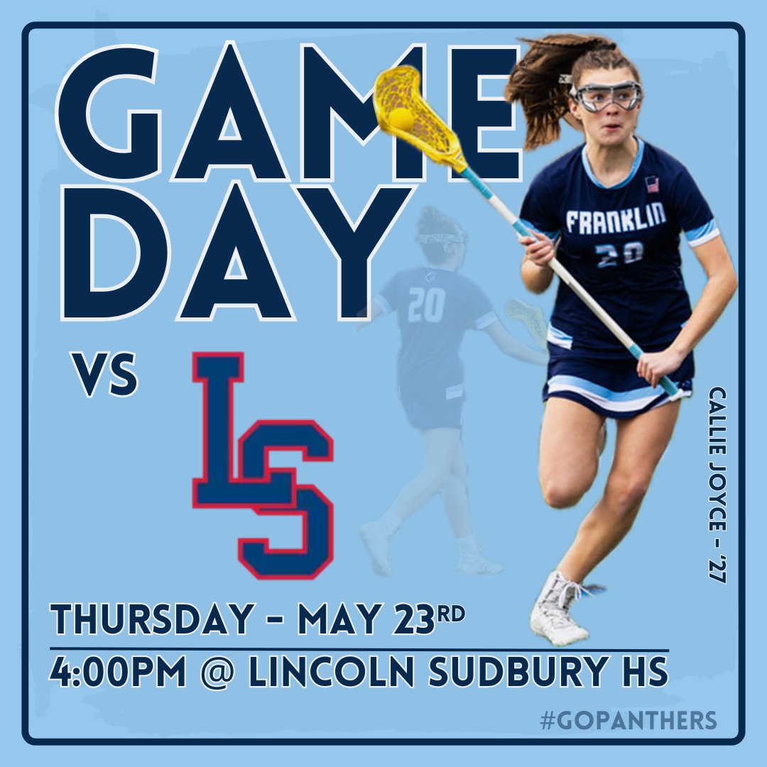 GAMEDAY... Panthers hit the road for their last regular season game against the #3 ranked DI team in the State. #ALLIN

🆚 - Lincoln Sudbury
⏰ - 4pm
📍 - Lincoln Sudbury HS - Turf#1

<a href="/HockomockSports/">HockomockSports</a> <a href="/BConn63/">Brendan Connelly</a> <a href="/TrevorHass/">Trevor Hass</a> <a href="/MetroWestSports/">Daily News Sports</a> <a href="/GlobeSchools/">Boston Globe Schools</a>