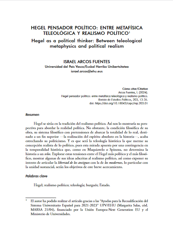 Revista de Estudios Políticos tweet media