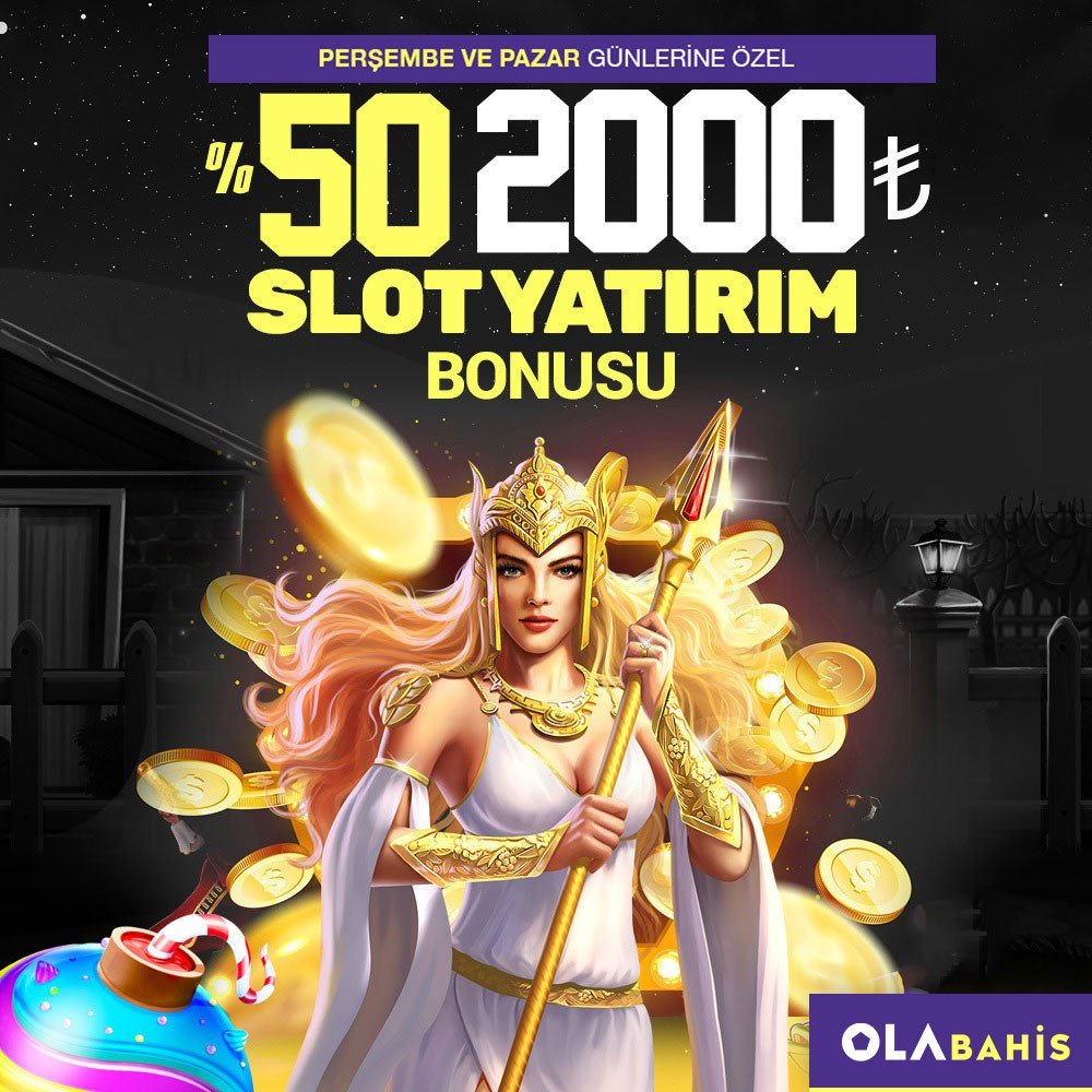 😎 Perşembe ve Pazar günleri, daha da heyecanlı hale geliyor! 

🎰  Slot tutkunlarına özel 
🤩 %50 slot yatırım bonusu Olabahis'te!

💵 Şimdi yatırım yap, bonusunu al t2m.io/bigbossrt