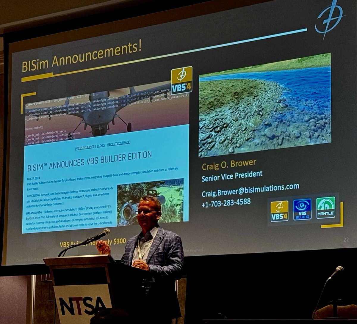 BISimulations's tweet image. A successful three days at @modsimworld 2024! Jenna Tuck shone on the AI AT WORK panel and Craig Brower&apos;s engaging spotlight sparked a number of deep dive discussions. Thanks to #NTSA for the execution of a great event. #MODSIM2024 #TommorowsReadinessToday #AI #MilitaryTraining