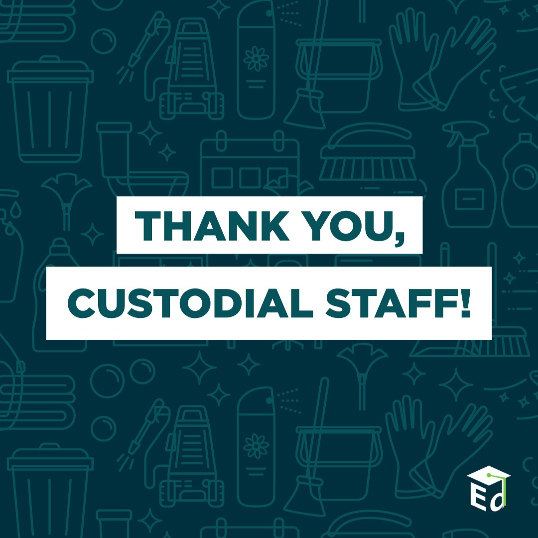 The end of the school year is the start of a busy summer for school custodians, working to ensure school facilities are ready for Back to School. Thanks for your dedication - during summer & throughout the year - to making our school buildings their best! #ThankYouThursday
