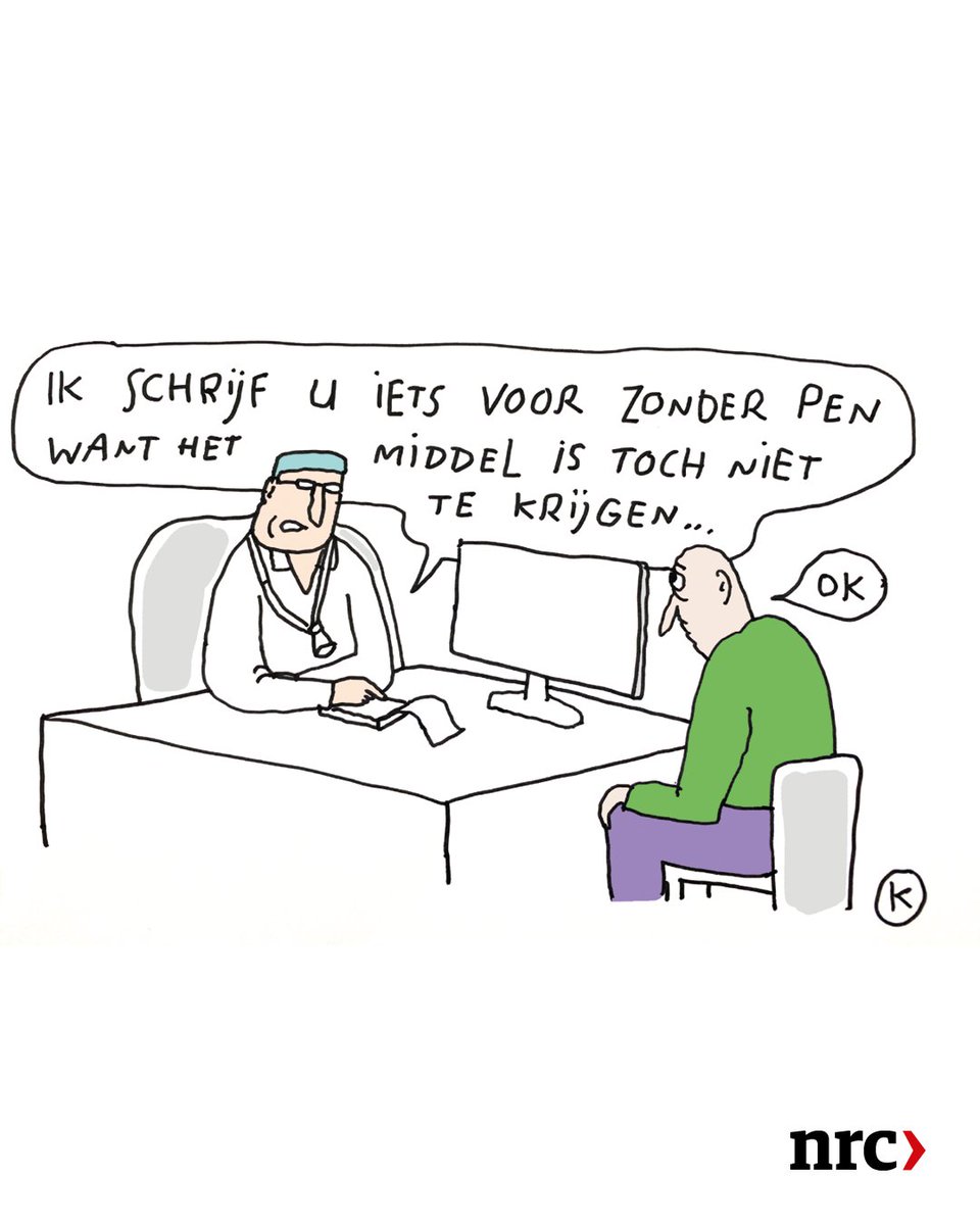 Kamagurka (@LucZeebroek) tekende een strip bij dit verhaal: