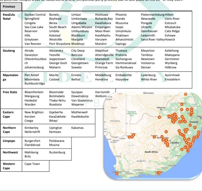 MKMVA Threatens Unrest Over ConCourt Ruling on Jacob Zuma Following the Constitutional Court's ruling on May 20, 2024, the uMkhonto weSizwe Military Veterans Association (MKMVA) has threatened disruptions to the elections if Jacob Zuma or the MK party are removed from the 2024