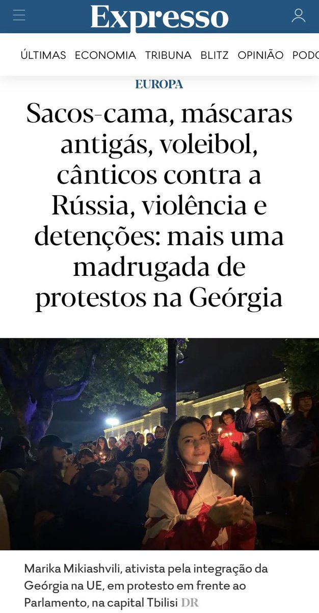 .@AnaRFranca produced a 15-page article on Georgia for the largest newspaper of Portugal, Expresso. I’m eternally grateful to her for such extensive coverage of Georgia and very happy to have personally contributed!
expresso.pt/internacional/…